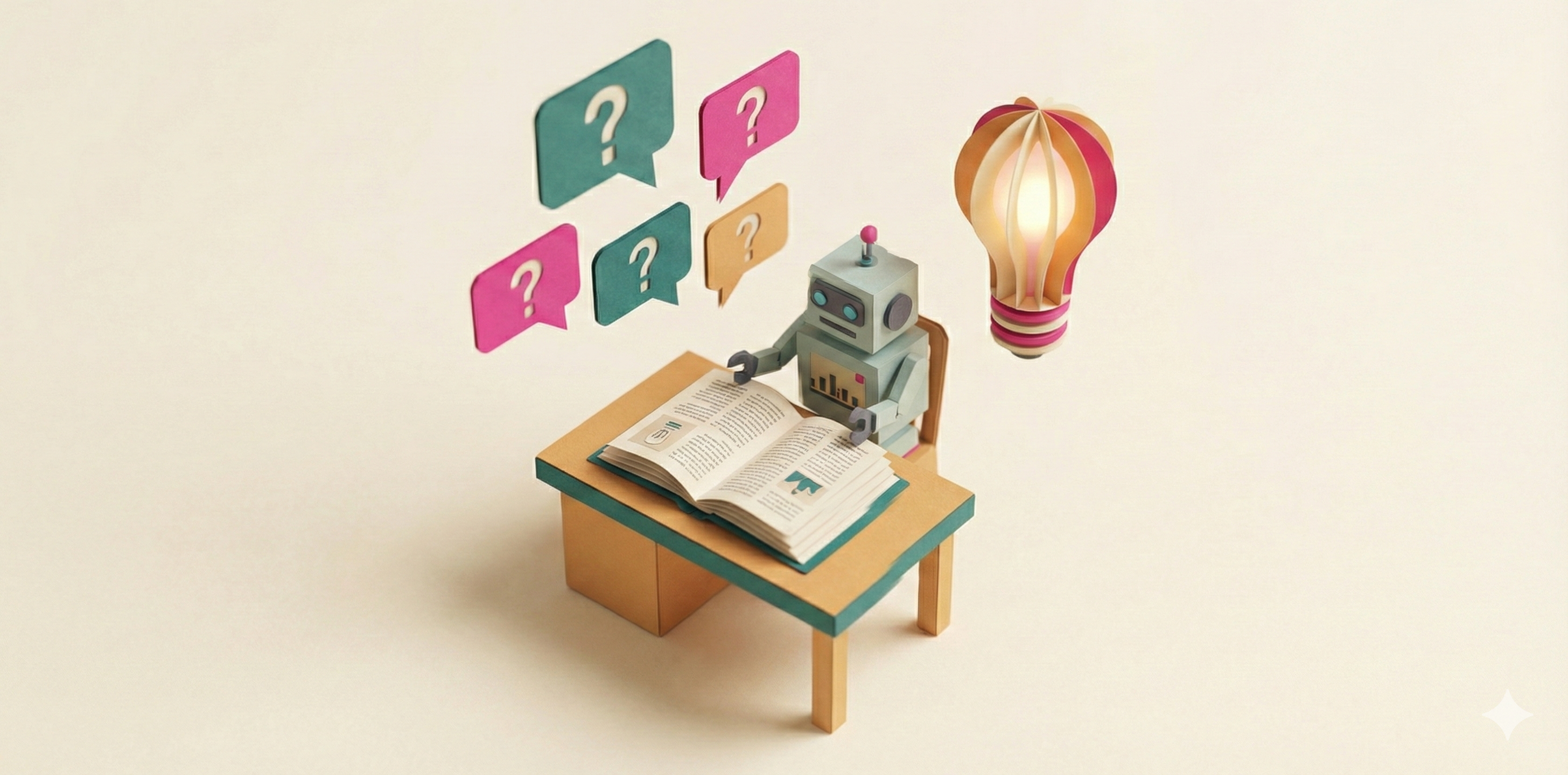 FAQ - Paper craft illustration